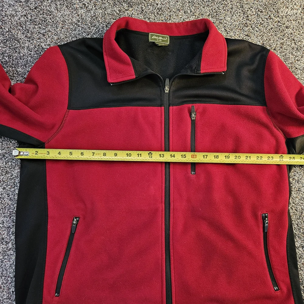Eddie Bauer Men's Windcutter Fleece Jacket Size Xl Full‎ Zip